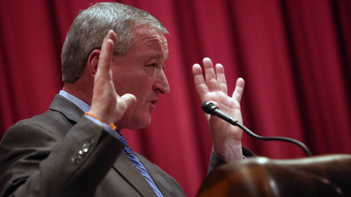 A pair of polls show Jim Kenney leading a mayoral pack that's questioning his progressive bona fides. (Stephanie Aaronson/via The Next Mayor partnership) 