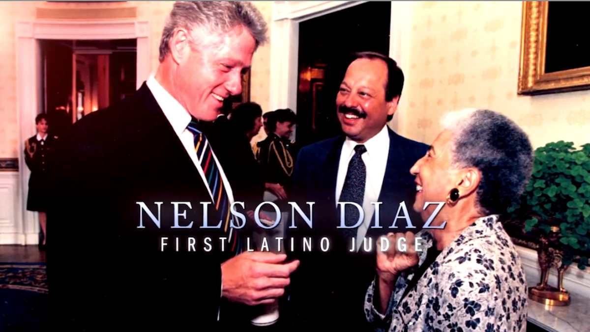 A screengrab from Nelson Diaz's television ad. (Via YouTube) 