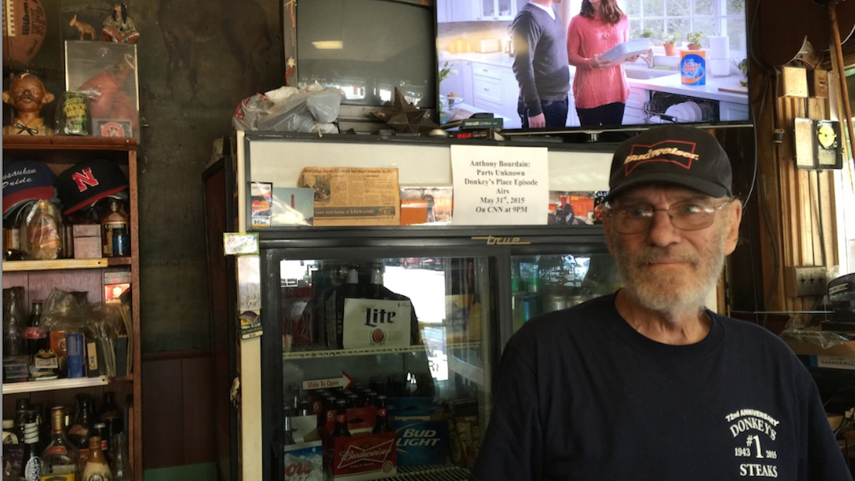  Robert Lucas runs Donkey's Place in Camden NJ, which his prizefighting father opened in the 1940s. (Brian Hickey/WHYY) 