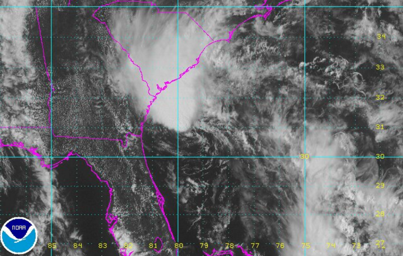 Tropical Storm Bonnie. (Image: NOAA)