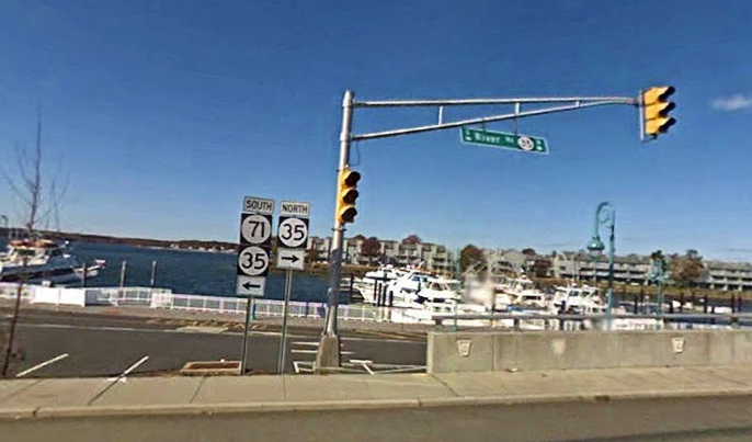  The area of the early Sunday morning crash that killed Tiffany Soto, 26, of Howell. (Image: Google Street View) 