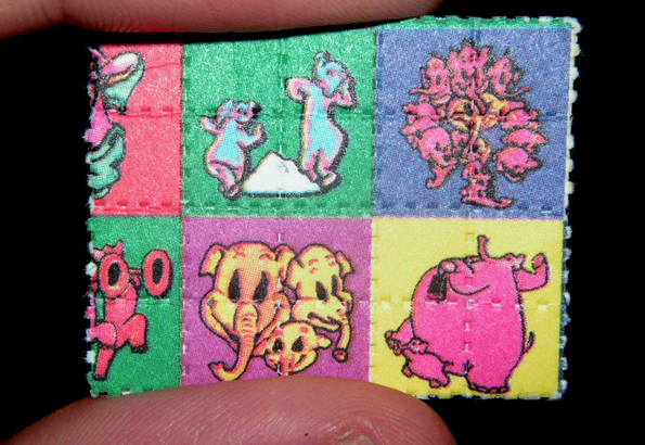  LSD blotter paper. (Image: Wikipedia.org) 