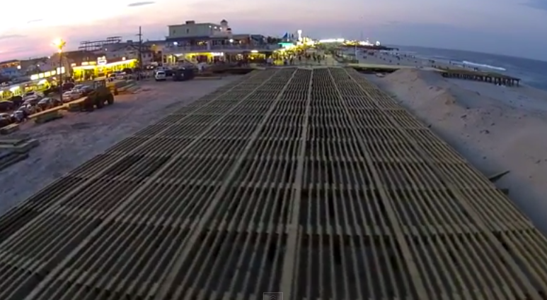  Screen capture from boardwalk video by Joe Standard/PR Aerial Photography & Video Services. 