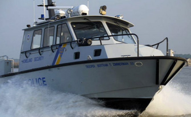 A New Jersey State Police boat. (New Jersey State Police) 