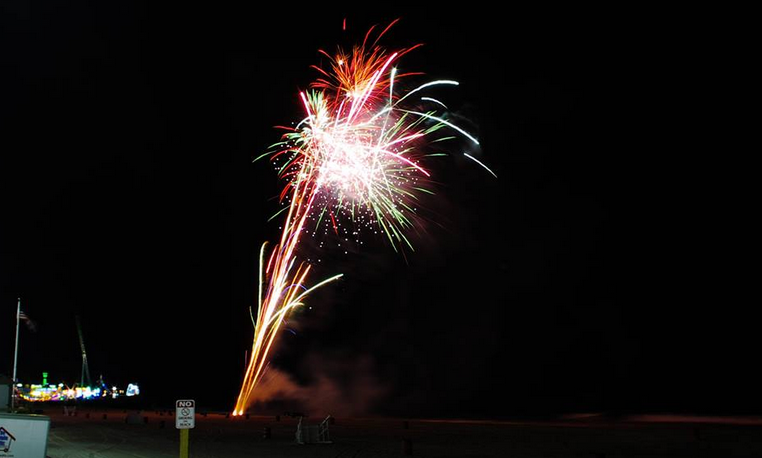  A fireworks display in Seaside Heights in July 2014. (Photo: JSHN contributor  Gregory Hnath) 