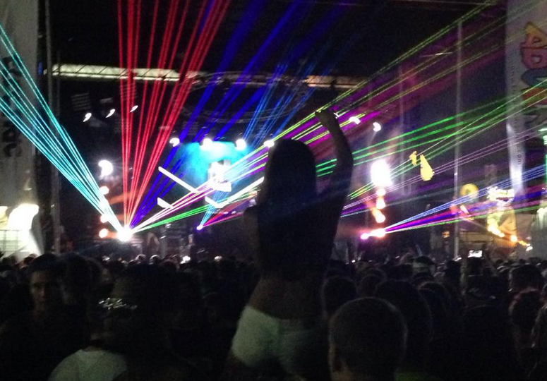  A scene from the Electric Adventure dance music festival in Seaside Heights on Sunday. (Photo: Jim Abels Photography) 