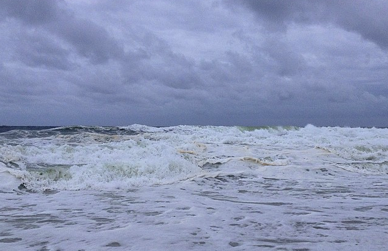  A rough sea off South Seaside Park on Sept. 9. (Photo: Justin Auciello/JSHN) 