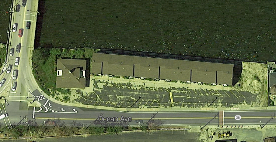  The Anchorage Apartments site on Route 36 in Sea Bright. (Image: Google Maps) 