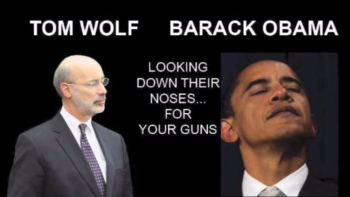  Screenshot of attack ad from the Republican Federal Committee compares gubernatorial candidate Tom Wolf to President Barack Obama.   