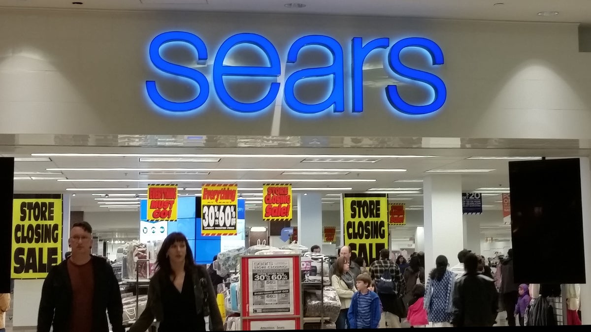  Better hurry. Sears is closing at King of Prussia Mall. (Susan Perloff/for NewsWorks) 