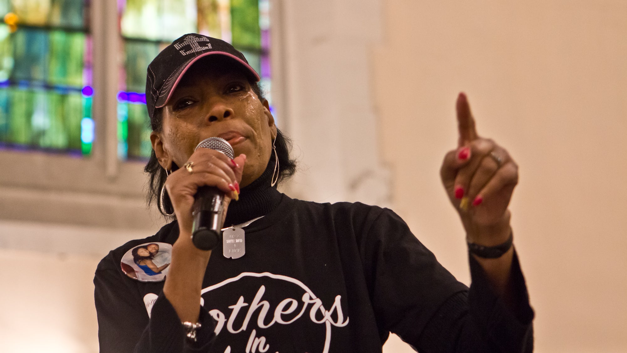 Stephanie Mobley lost her son in 2007 and said the pain never goes away. (Kimberly Paynter/WHYY)