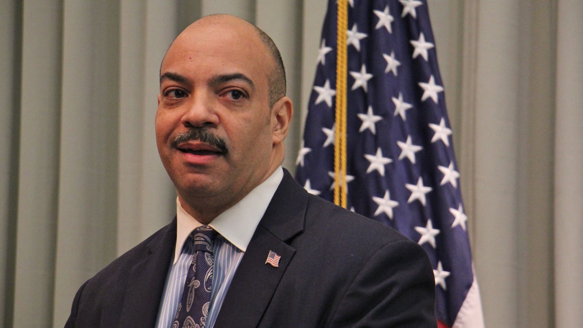 Philadelphia District Attorney Seth Williams announces that he will not seek another term. (Emma Lee/WHYY)