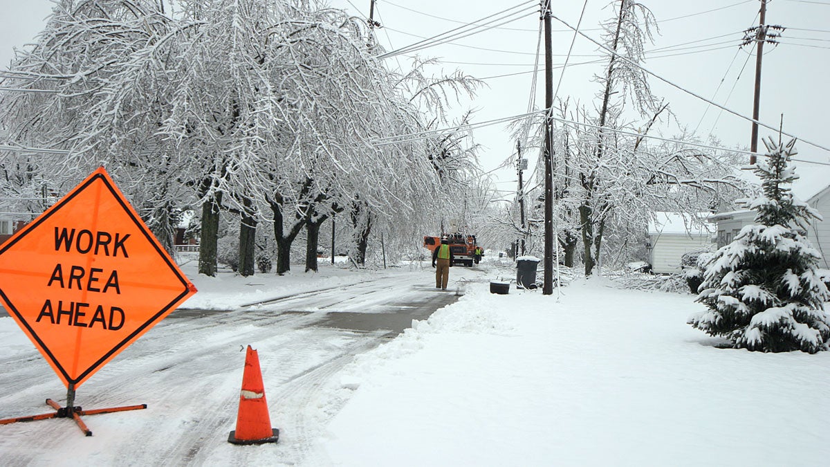  The Rutgers app made it easy for residents to quickly snap a picture of a potential hazard and attach location information. Once mapped, the information was sent to the local utility, which trimmed trees or repaired poles. (<a href=