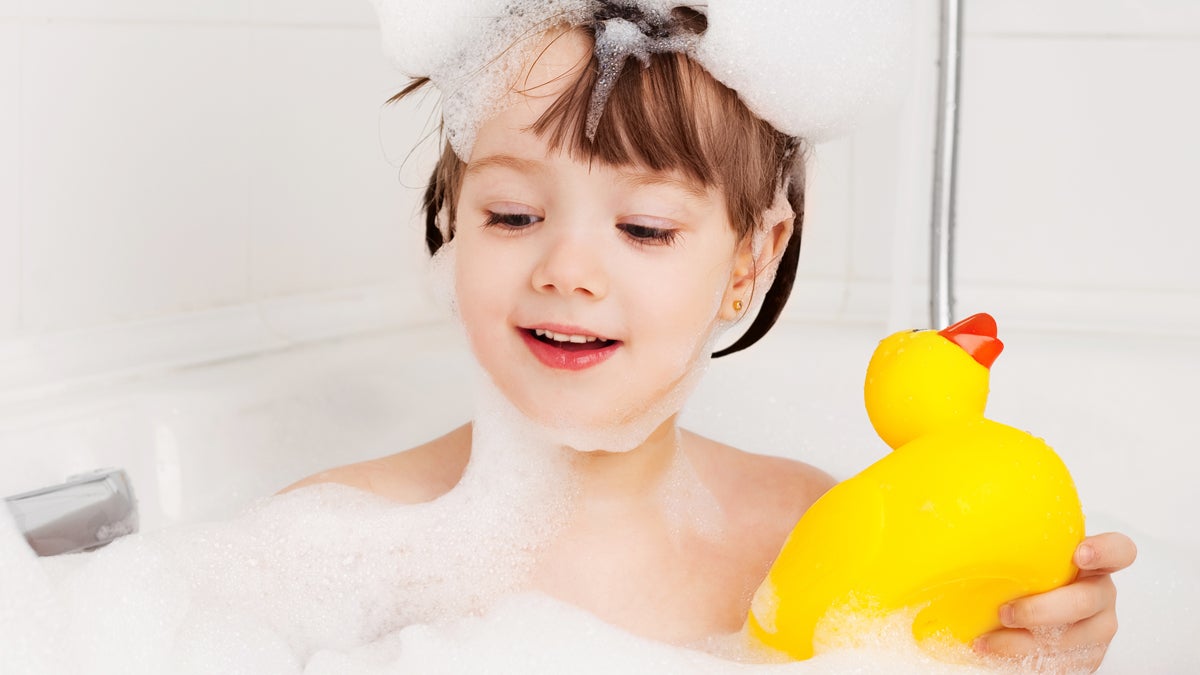  (<a href='http://www.shutterstock.com/pic-66659407/stock-photo-beautiful-little-girl-taking-a-relaxing-bath-with-foam-and-playing-with-a-toy-duck.html?src=csl_recent_image-2&ws=1'>Bubble bath</a> image courtesy of Shutterstock.com) 