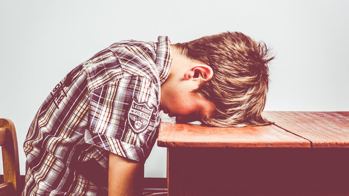  (<a href='http://www.shutterstock.com/pic-216111634/stock-photo-tired.html'>Head on desk</a> image courtesy of Shutterstock.com) 
