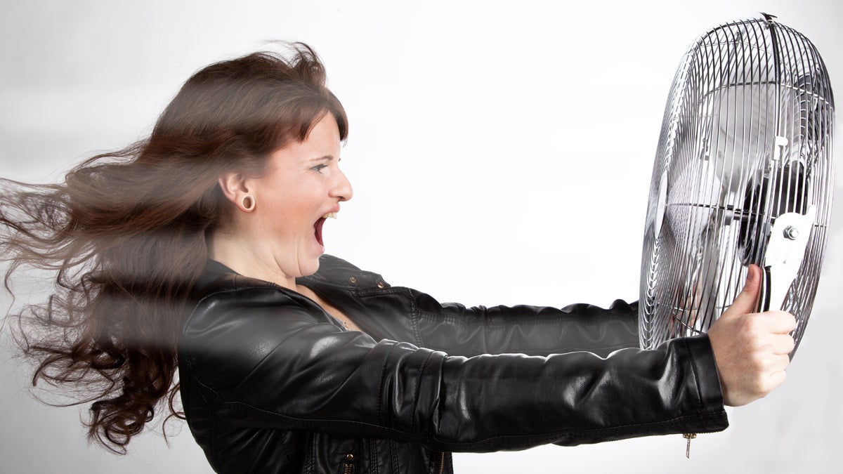  (<a href='http://www.shutterstock.com/pic-205679977/stock-photo-beautiful-woman-is-screaming-with-a-ventilator-in-your-hands.html'>Woman screaming into a fan</a> image courtesy of Shutterstock.com) 