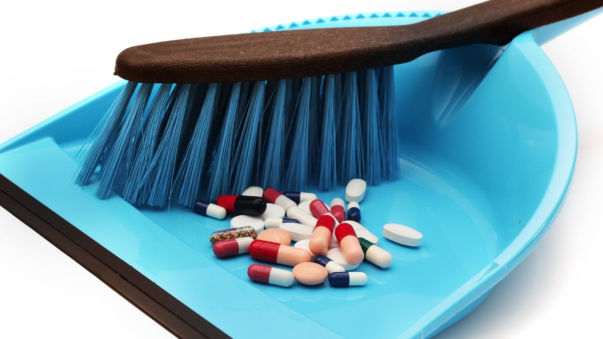  (<a href='http://www.shutterstock.com/pic-187076879/stock-photo-pills-trash.html'>Pills in the trash image</a> courtesy of Shutterstock.com) 