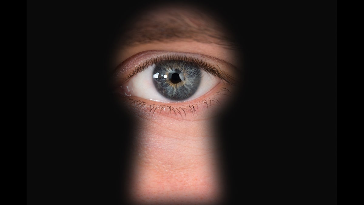  (<a href='http://www.shutterstock.com/pic-246706546/stock-photo-close-up-photo-of-person-s-seen-through-keyhole.html'>Spying</a> image courtesy of Shutterstock.com) 