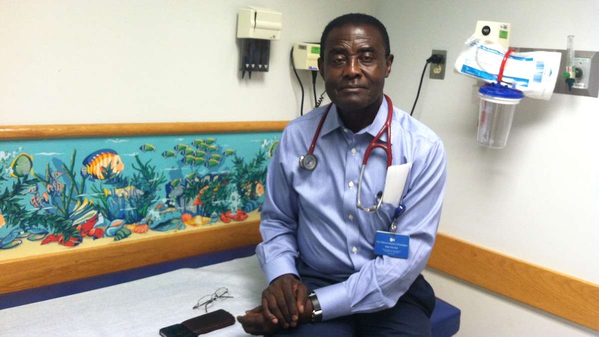  Doctor Kwaku Ohene-Frempong is an attending hematologist at Children's Hospital of Philadelphia and Director Emeritus, Comprehensive Sickle Cell Center. He has treated pediatric sickle cell disease for 40 years. (Laura Benshoff/WHYY) 
