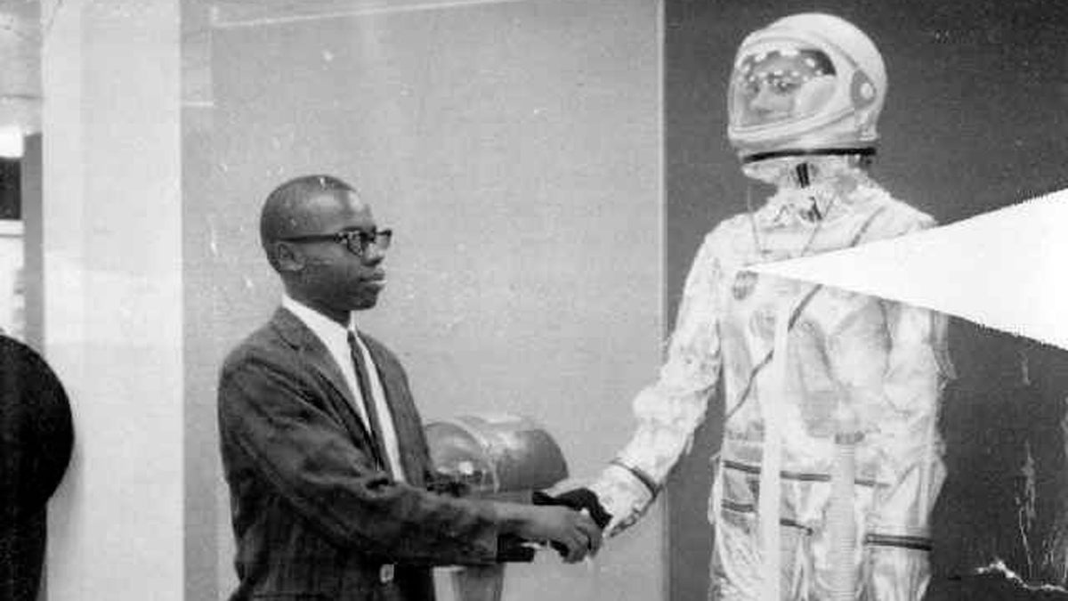 Morgan Watson and six other students from Southern University - Baton Rouge became NASA's first African American engineers in 1964. (Photo courtesy of University of Texas Press)