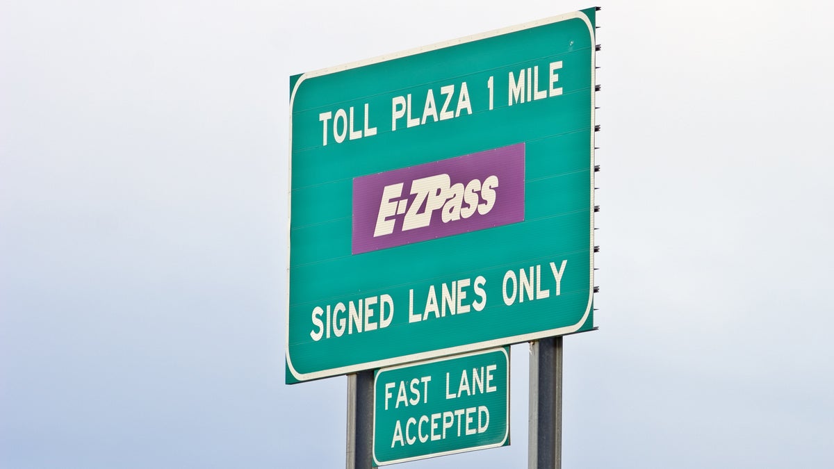  (<a href=“http://www.shutterstock.com/pic-2077252/stock-photo-toll-road-sign-telling-of-upcoming-toll-booth-plaza.html?src=y_gR51r7MKgx05CcK-Nv9Q-1-0”>Photo</a> via ShutterStock)  