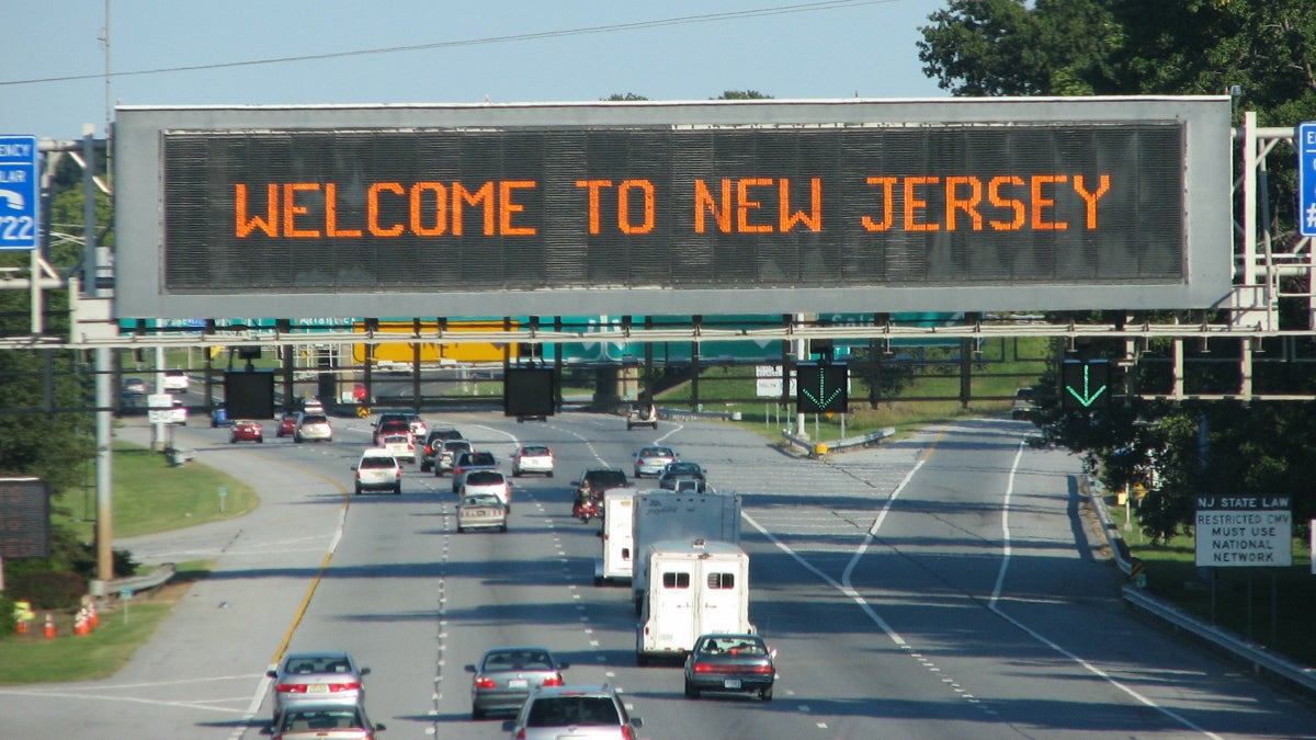  (<a href=“http://www.shutterstock.com/pic-5895739/stock-photo-welcome-to-new-jersey-signage.html?src=76sZGUKg6iGsS7YJRQdR_A-1-18”>Photo</a> via ShutterStock) 