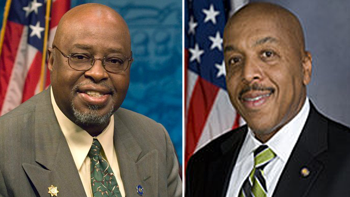 Former Pennsylvania state Reps. Ron Waters (left) and Harold James have pleaded guilty to corruption charges. (Images via Twitter)