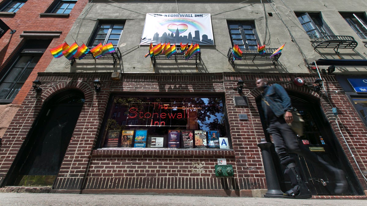  New York's Stonewall Inn is credited with being the birthplace of the gay rights movement in the United States. (AP Photo/Richard Drew, file) 