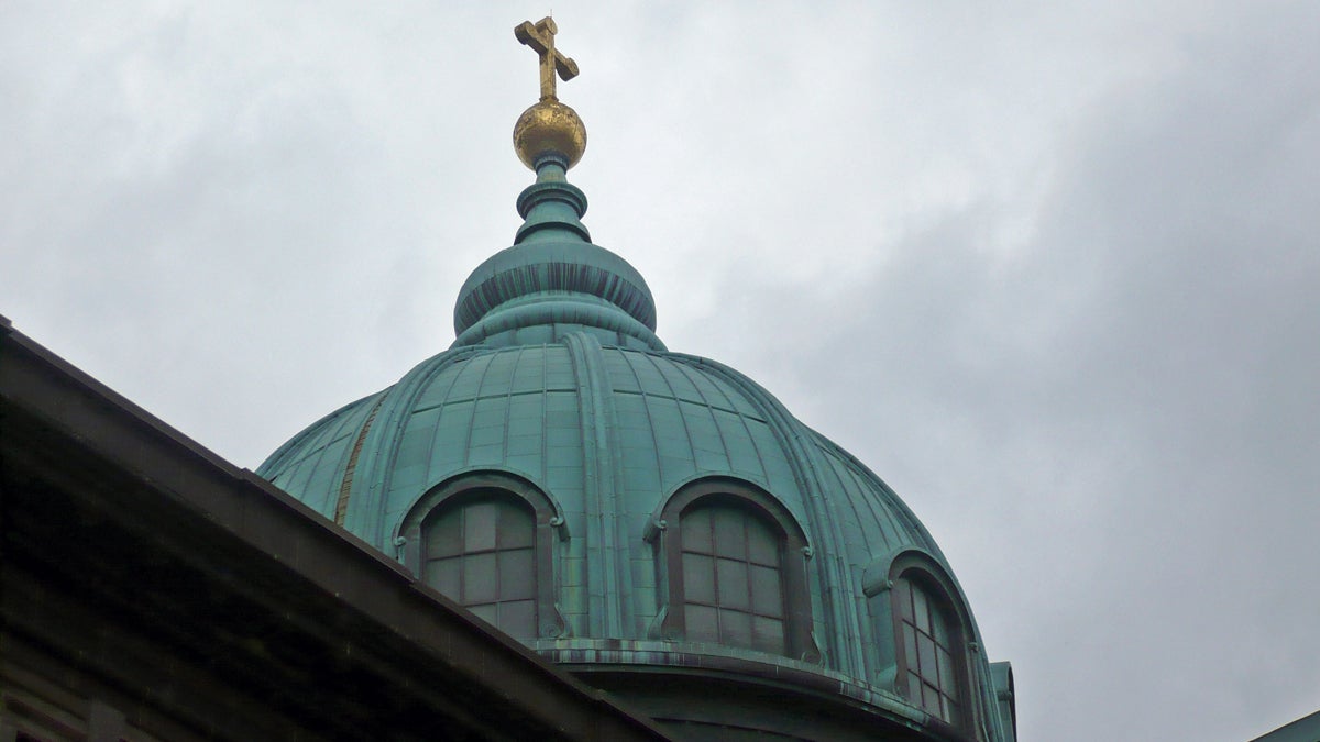 The dome of the Archdiocese of Philadelphia's Cathedral Basilica of Saints Peter and Paul. (AP File Photo) 