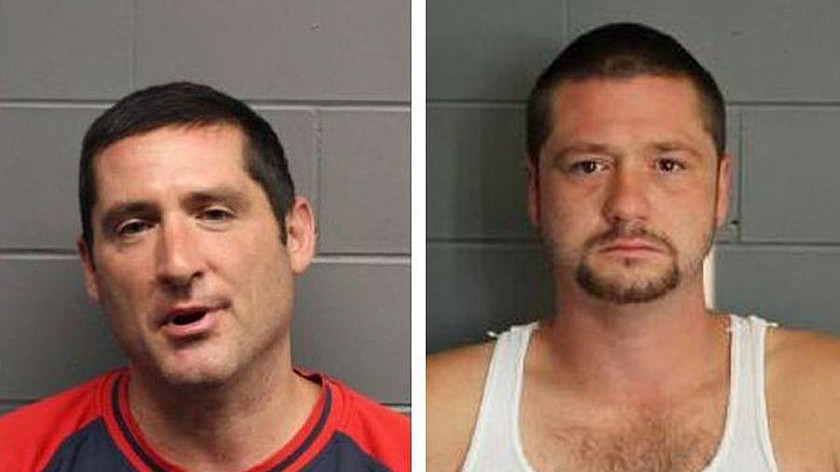  Scott Leader (left) and Steve Leader (right) (Image via Suffolk County District Attorney's Office/Boston Globe) 