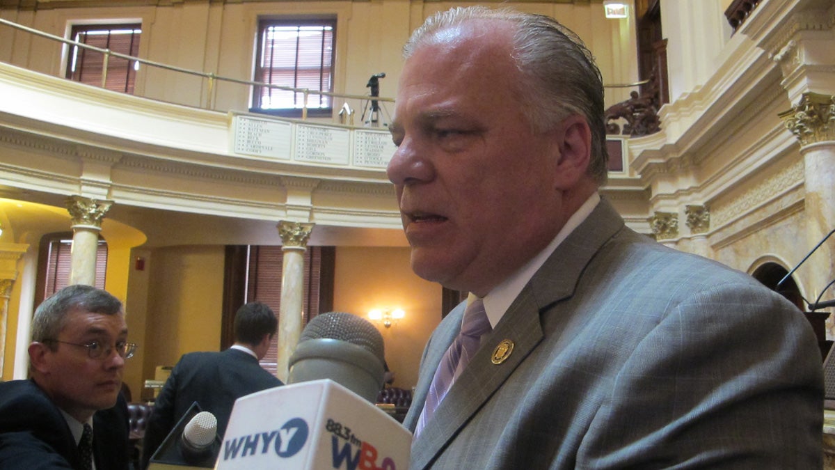 New Jersey Senate President Sweeney says a referendum on allowing gaming to expand to North Jersey may be in trouble. (Phil Gregory/WHYY)