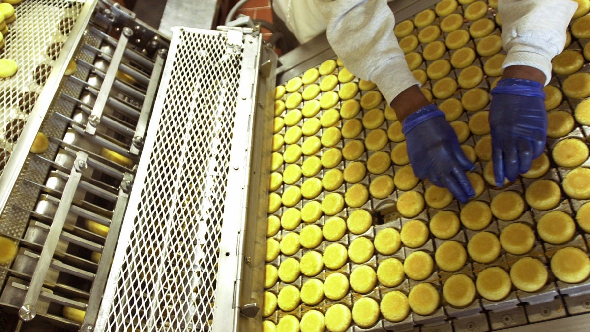  Quality control at Philadelphia Tastykake factory before the company became part of Flowers Foods. (AP Photo/Jacqueline Larma, file) 