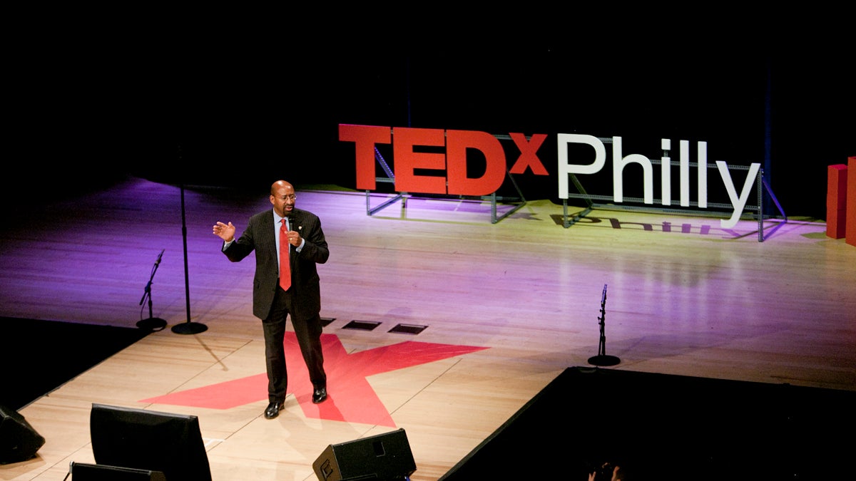  Mayor Michael Nutter at TEDxPhiladelphia 2011. (Photo courtesy of TEDxPhiladelphia) 