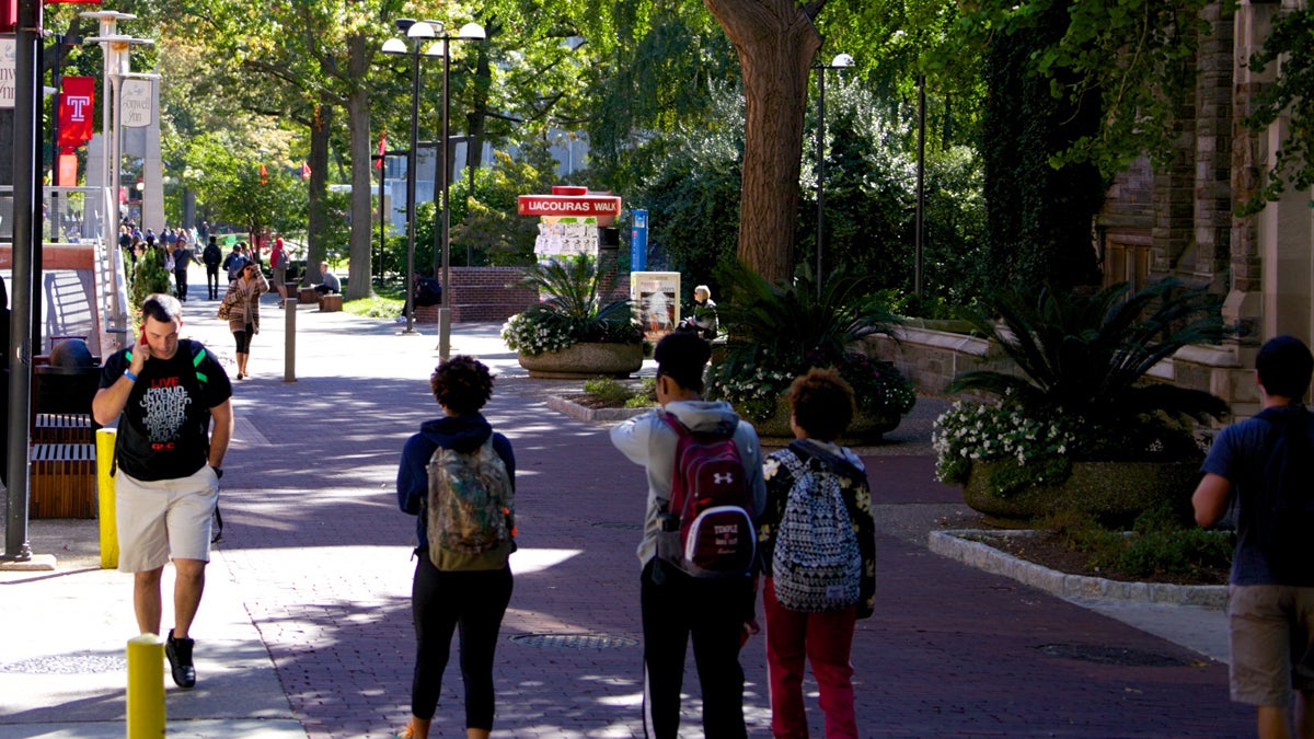  Temple University Main Campus. (Nathaniel Hamilton/for NewsWorks) 