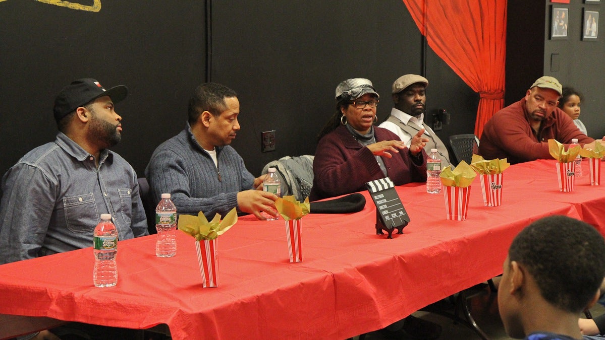  Actors who've appeared in the hit television show 'The Wire' share their experiences with young performers. (Kimberly Paynter/WHYY) 