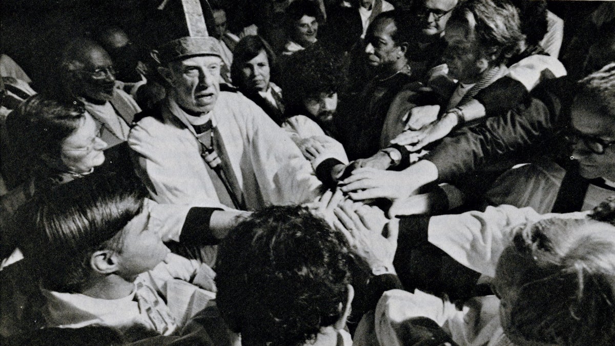  On July 29, 1974, 11 women were ordained as Episcopal priest at he Church of the Advocate in North Philadelphia. It was an 'act of tender defiance' of Episcopal law. 
