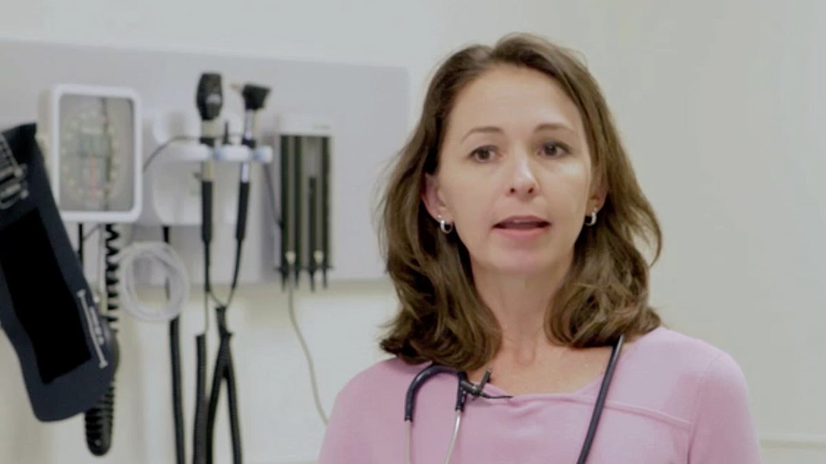  Dr. Kanani Titchen wants health care providers to be more aware of warning signs that a patient might be a victim of sex trafficking. (Photo from a Jefferson video) 