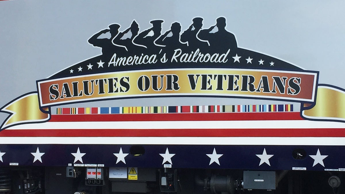  Amtrak announced a new locomotive Monday that honors veterans.  