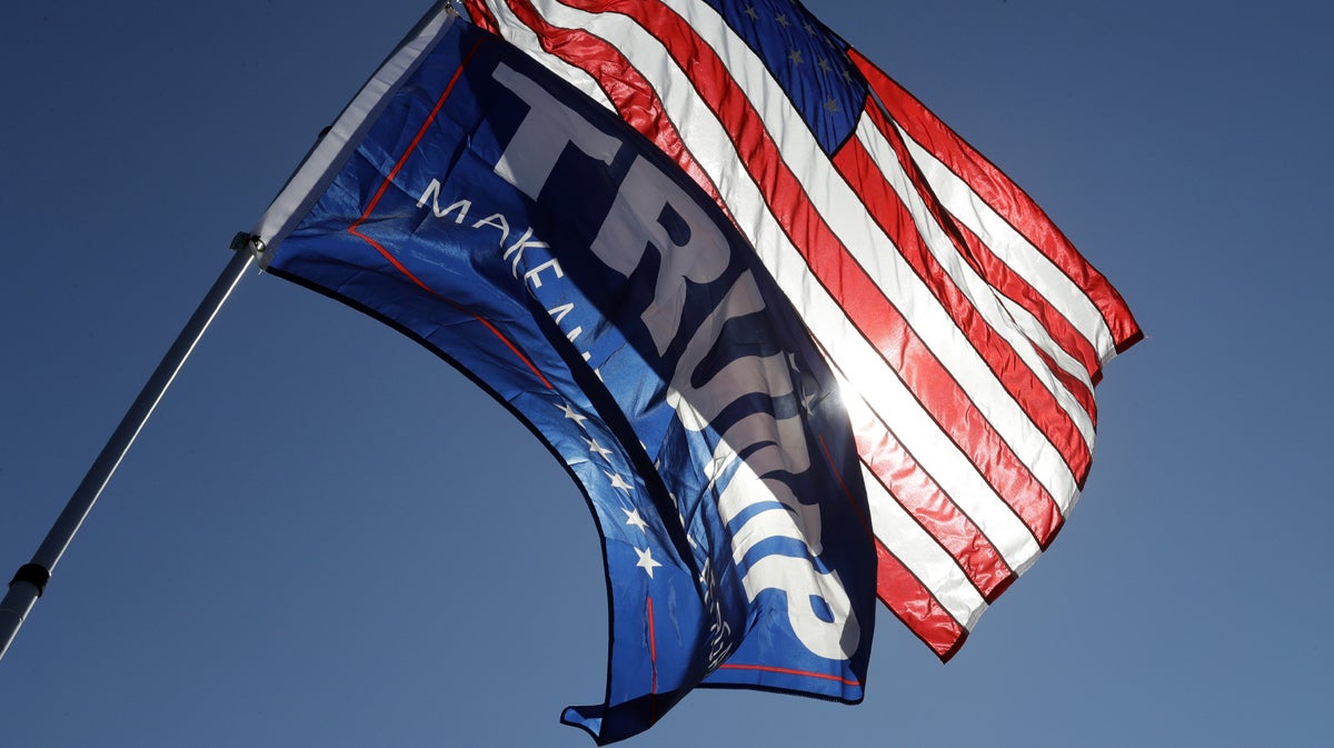 Republican presidential candidate Donald Trump campaign at the University of Wisconsin Eau Claire