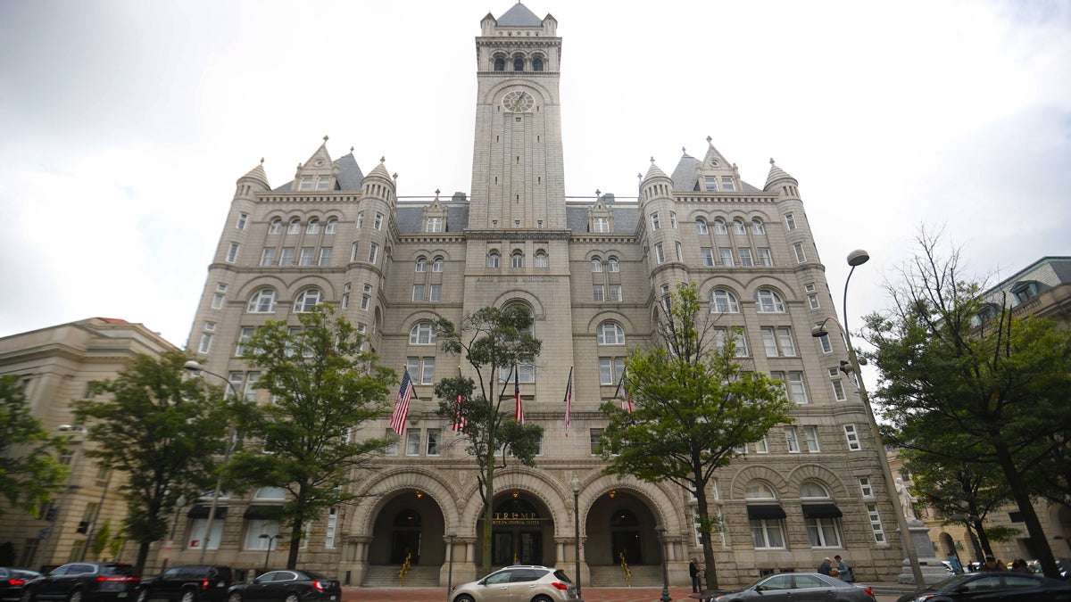 Trump International Hotel in downtown Washington