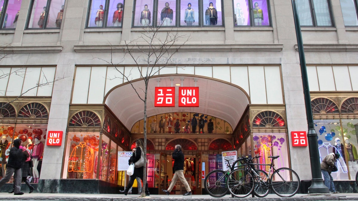  A Center City District report praises millennials for reviving the city's retail sector with stores like Uniqlo. (Emma Lee/WHYY) 