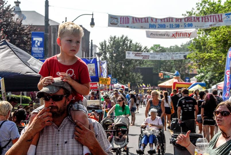  A crowd at the 2013 Ice Cream Festival in downtown Toms River. (Photo courtesy of Erik Weber/Riverside Signal) 