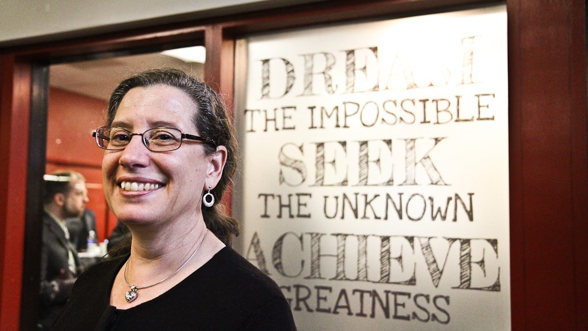  Michele Masucci is Temple University's vice provost for research. (Kimberly Paynter/WHYY) 