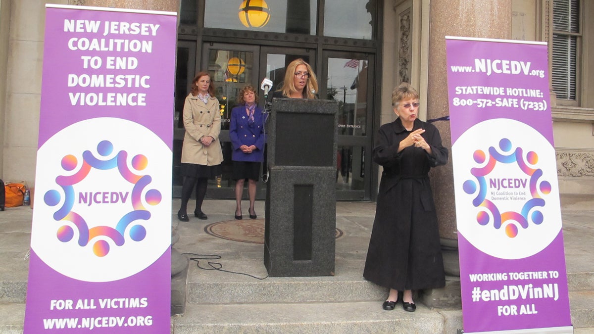  More than 65,000 incidents of domestic violence are reported in the state every year, says Jane Shivas, executive director of the New Jersey Coalition to End Domestic Violence.(Phil Gregory/WHYY) 