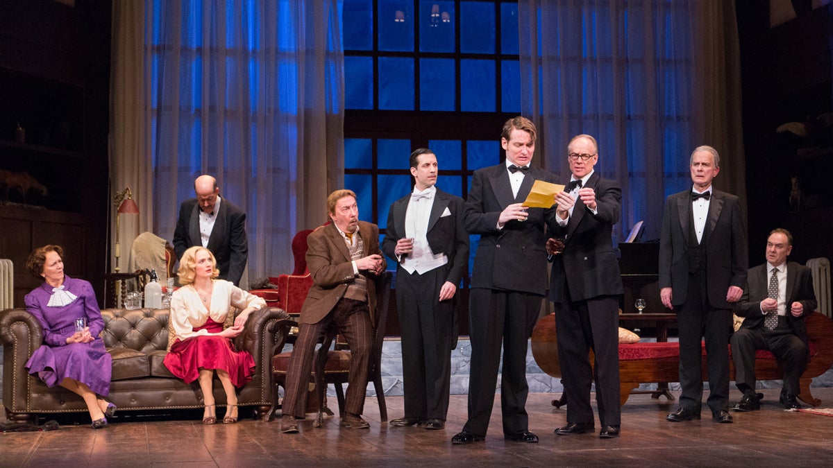  Agatha Christie's 'And Then There Were None,' onstage at Walnut Street Theatre through April 26. (Photo by Mark Garvin.) 