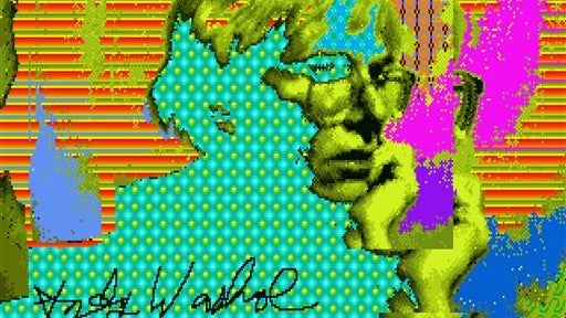 This undated image provided by The Andy Warhol Museum in Pittsburgh, Pa., shows 