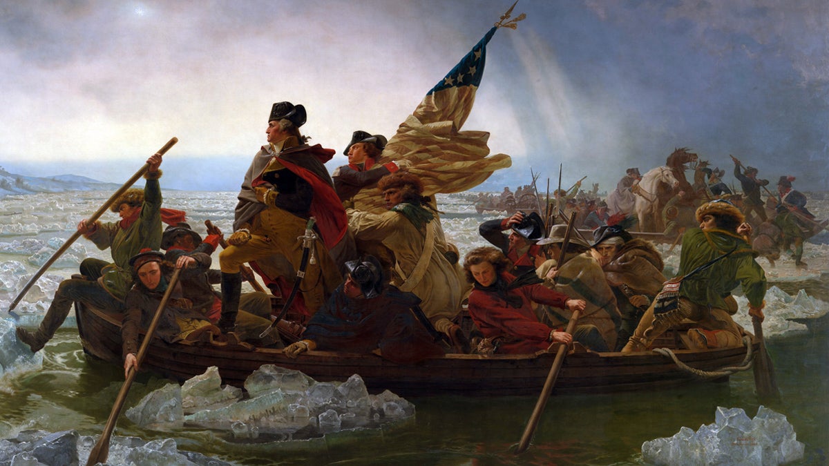  George Washington Crossing the Delaware, 1851, by Emanuel Gottlieb Leutze 