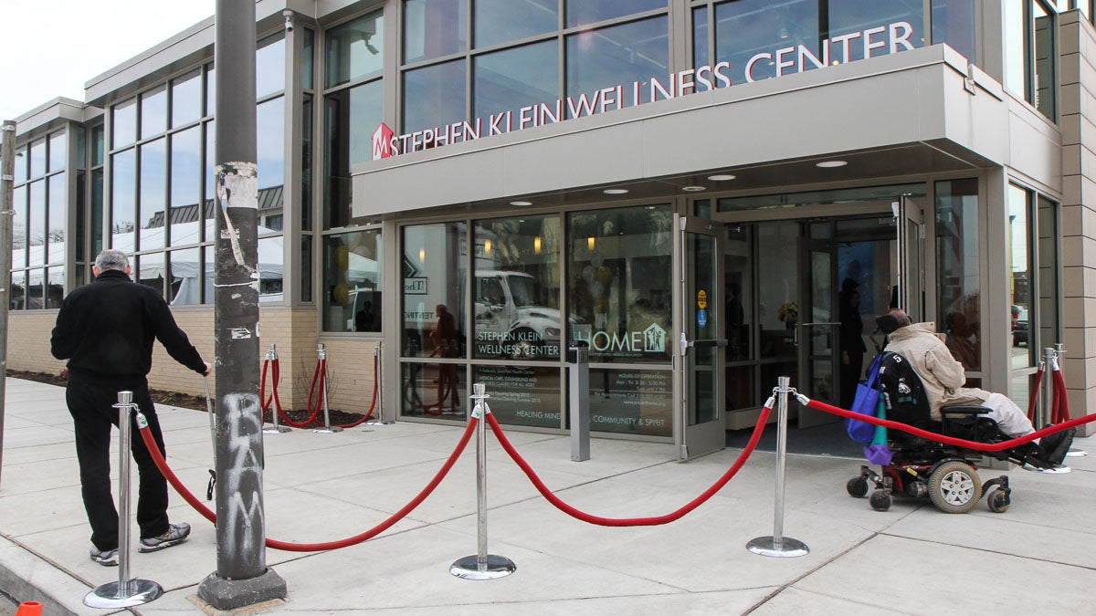  The Stephen Klein Wellness Center is located at 2133 Cecil B Moore Avenue. (Kimberly Paynter/WHYY) 