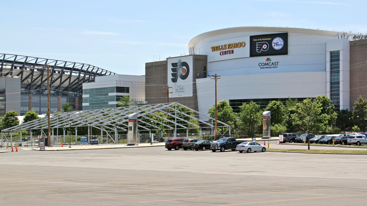 The Democratic National Convention will meet at the Wells Fargo Center. (Emma Lee/WHYY)