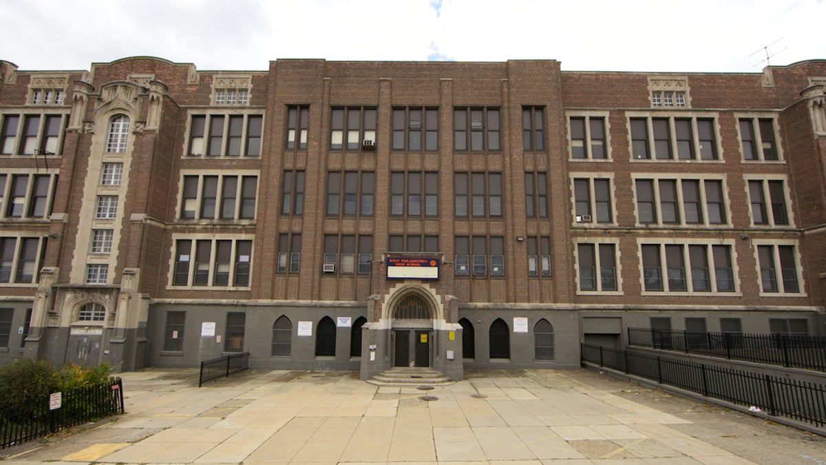  The city of Philadelphia is selling the West Philadelphia High School building, located on 4700 Walnut St., for $6.5 million. (NewsWorks, file) 
